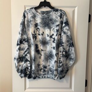 UMMC Tie-Dye Sweatshirt - Navy and White